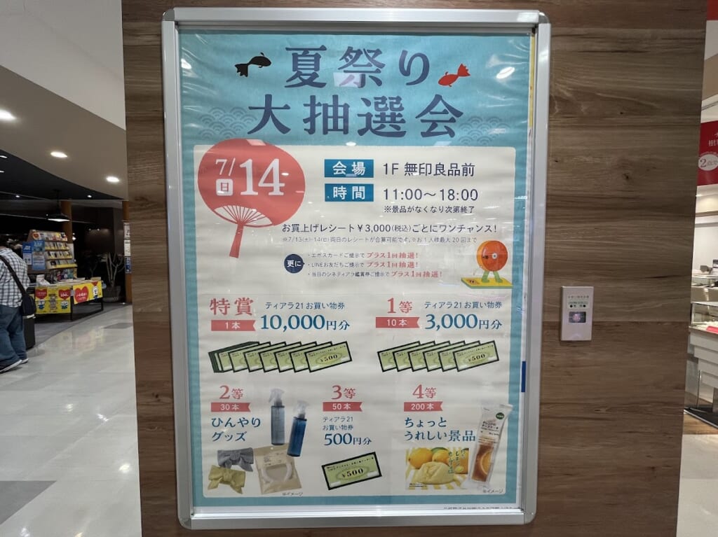 夏祭り大抽選会